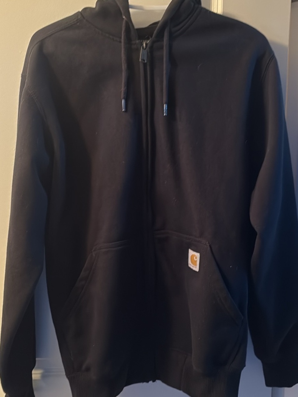Carheart MENS black zip up size SMALL